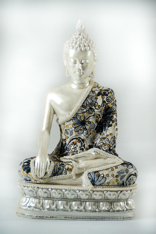 Sitting Buddha Grey
