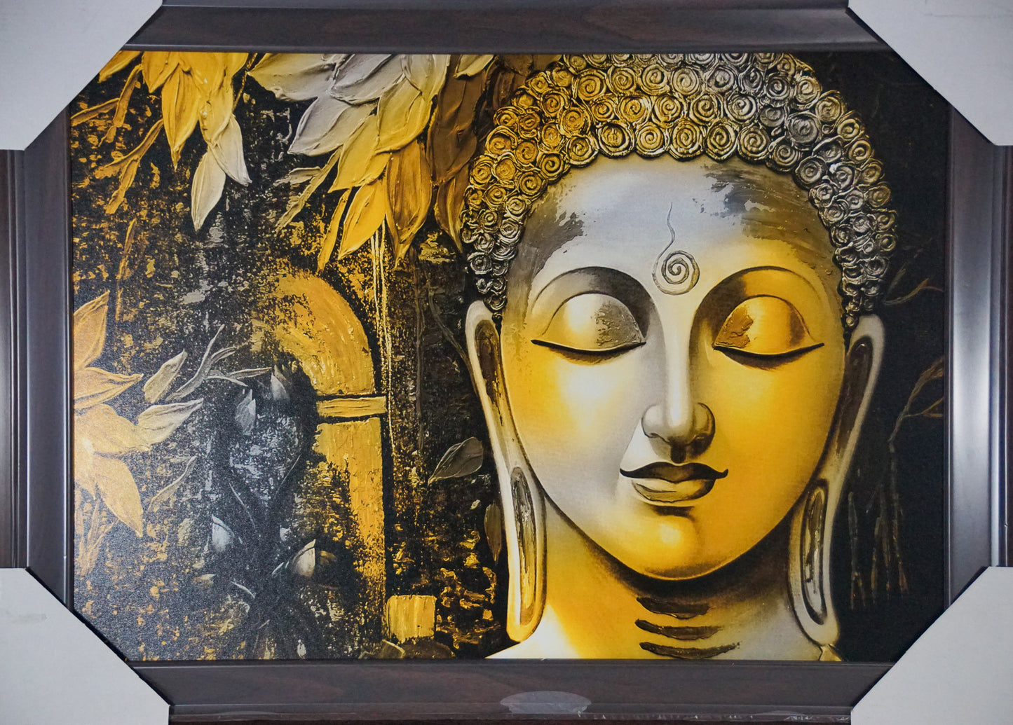 Buddha Painting Yellow effect
