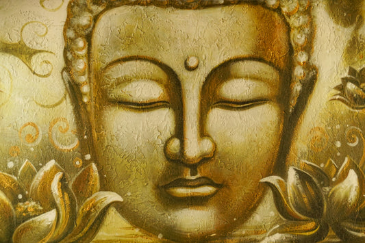 Buddha Face Painting