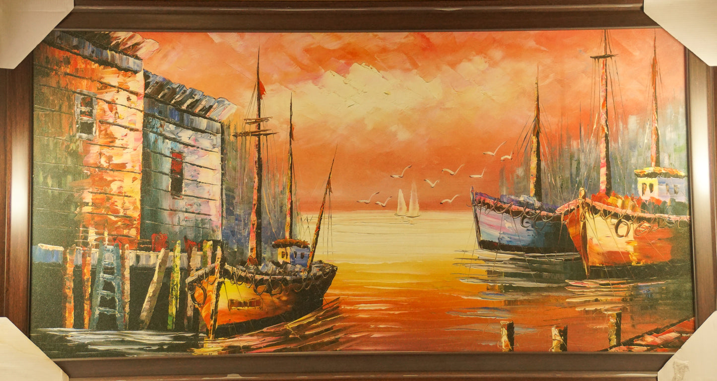 Ship Painting Yellow Effect