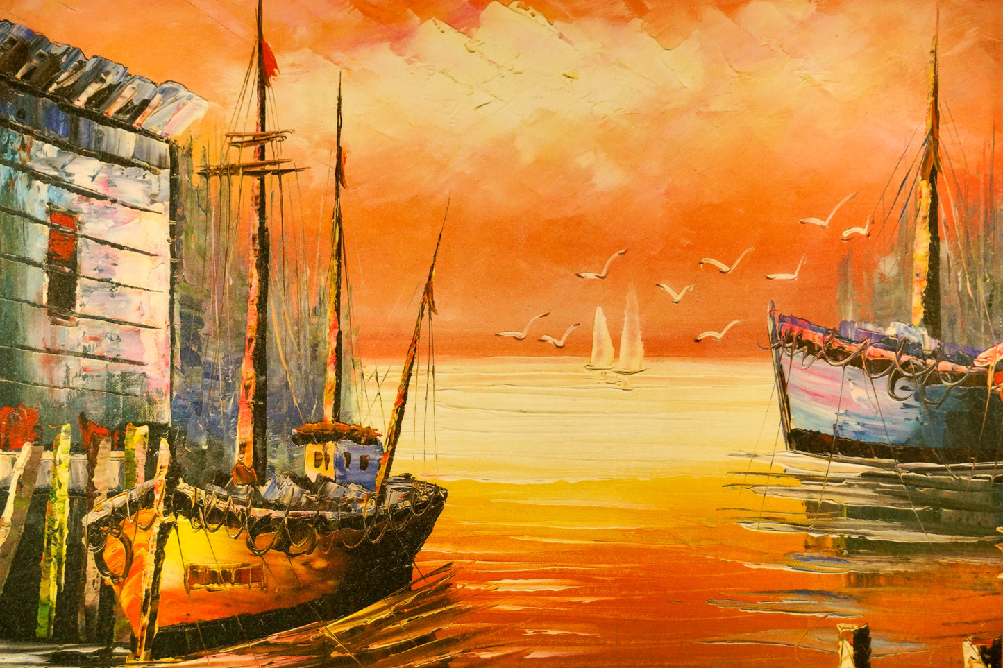 Ship Painting Yellow Effect